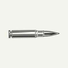 a black and white drawing of a pen with an eraser on the end illustration