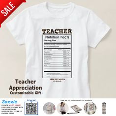 teacher appreciation t - shirt with coupon for $ 1 99 / each or more