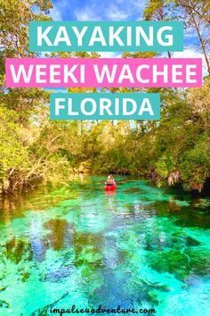 kayaking week in the florida keys with text overlay