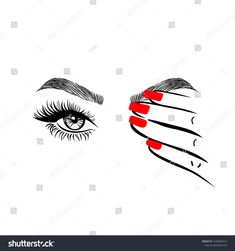 Nails And Lashes Logo Design, Lashes And Nails Logo, Ideas For Logos Design, Nails And Lashes Logo, Desain Salon Kuku, Nail Salon Names, Eye Lash Design, Nail Salon Interior, Pedicure Supplies