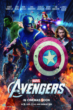 the avengers movie poster with many characters