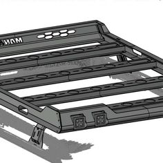 a drawing of a truck bed with the words man on it