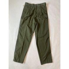 All Measurements Are Photographed, Please Double Check Photos Above For Sizing. Ships Quickly! Questions? Feel Free To Reach Out Any Time! Accept Reasonable Offer Paba468 High Waist Military Style Cotton Bottoms, Full Length Military Cotton Bottoms, Retro Relaxed Fit Bottoms With Belt Loops, Retro Bottoms With Belt Loops And Relaxed Fit, Military Style Straight Leg Cotton Bottoms, Retro Streetwear Pants With Belt Loops, Retro Pants With Belt Loops For Streetwear, Vintage Relaxed Fit Bottoms With Pockets, Retro High Waist Cotton Cargo Pants