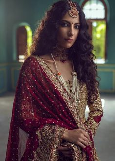 Pakistani Bridal Lehenga with Long Trail Gown Mehndi Gharara, Long Trail Gown, Trail Gown, Pakistani Gharara, Nameera By Farooq, Bridal Lehenga Pakistani, Chiffon Lehenga, Lehenga Pakistani, Traditional Mehndi