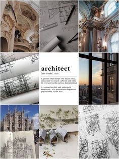 an architectural collage is featured in this article