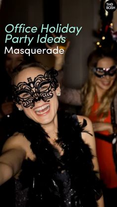 the office holiday party ideas masquerade