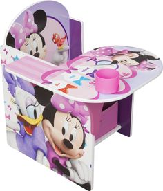 minnie mouse children's desk and chair set