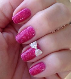 Luxury Bow Nail Charm Nail charms, Nails, Rhinestone nails Bow Tie Nails, Bow Nail Designs, Acrylic Nails Almond Shape, Bow Nail Art, Aqua Nails, Bow Nail, Nail Charm, Fancy Nails Designs