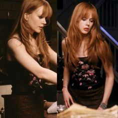 Practical Magic Nicole Kidman Hair, Nicole Kidman Practical Magic Hair, 90s Red Hair, Practical Magic Hair, Nicole Kidman Practical Magic, Red Hair Bangs, Red Hair Inspo, Magic Hair, Practical Magic