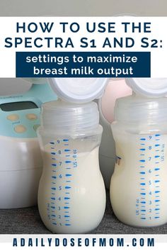 how to use the spectra s4 and s2 settings to minimize breast milk output