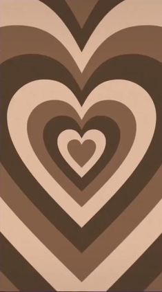 an image of a heart pattern in brown and white