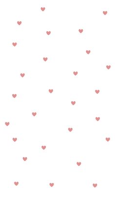 a white background with pink hearts on it