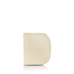 The Half Moon Wallet embodies the essence of minimalist design. Its clean lines and graceful curves showcase the quality of its materials; Full-grain cattle leather; Polyester lining; Gold-tone metallic pieces; Button closure; 1 bill compartment; 3 credit card slots; 1 coin compartment with zipper; Size: 5.5"W x 3.6"H x 0.6"D; Weight: 0.2 lbs Beige Leather Coin Purse With Coin Pocket, Leather Beige Coin Purse, Beige Everyday Coin Purse, Elegant Beige Wallets With Coin Pocket, Elegant Beige Wallet With Coin Pocket, Modern Beige Wallet With Interior Card Slots, Elegant Beige Card Holder For Daily Use, Modern Beige Wallets For Daily Use, Classic Beige Bifold Coin Purse