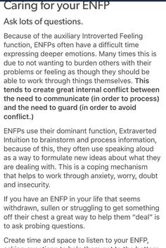 Enfp Love, Enfp Problems, Introverted Feeling, Probing Questions, Roblox Studio