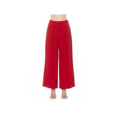 You'll love the fabulous style of these Women's ALEXIA ADMOR Kari Long Wide Leg Pants.Click on this WOMEN'S GUIDE to find the perfect fit and more! You'll love the fabulous style of these Women's ALEXIA ADMOR Kari Long Wide Leg Pants.Click on this WOMEN'S GUIDE to find the perfect fit and more! FEATURES Zipper closure Fully lined 2 front pocketsFIT & SIZING Midrise sits on the high hip 28-in. inseam Wide leg opening 26 3/4-in. leg openingFABRIC & CARE Polyester Lining: polyester, spandex Hand wa Red High-waisted Wide Leg Pants For Spring, Chic Red Full Length Wide Leg Pants, Red Wide Leg Dress Pants For Spring, Chic Red Wide Leg Full Length Pants, Chic Red High Waist Wide Leg Pants, Chic Red Wide Leg Bottoms, Elegant High Waist Red Wide Leg Pants, Elegant Red High Waist Wide Leg Pants, Red High Waist Evening Pants