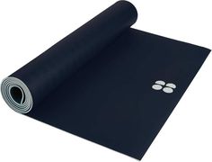 the yoga mat is rolled up and ready to be used as a mat for exercise