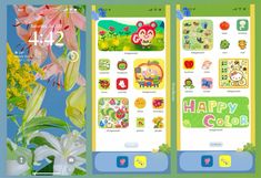 an image of the app for children's coloring and drawing game happy color with flowers