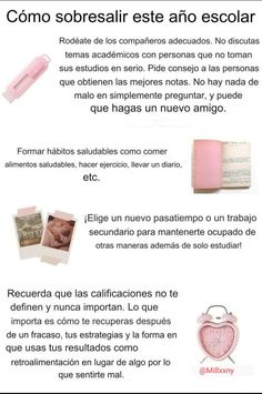 an advertisement with the words in spanish and english, including pictures of baby's birth