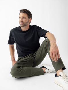 Introducing our Everywhere Pant, the epitome of refined comfort and adaptability. Your new go-to work pant effortlessly blends structure and flexibility, allowing you to embrace movement on the go. Crafted from a premium nylon and spandex blend, these performance pants feature a double welt pocket, and security zip pocket for a polished touch, easily transitioning from work to play. Functional Comfort Stretch Pants For Workwear, Functional Comfort Stretch Work Pants, Functional Relaxed Fit Activewear For Work, Relaxed Fit Recycled Polyester Functional Pants, Recycled Polyester Relaxed Fit Functional Pants, Functional 4-way Stretch Pants For Everyday, Double Welt Pocket, Oprahs Favorite Things, Work Pants