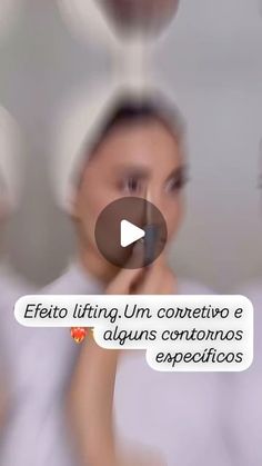 Iraci Cardoso on Instagram: "Efeito lifting usando um corretivo e alguns contornos específicos. #maquiagem #make #estilo #fashion #fashionable" Body Care, Beauty, Instagram, Pie