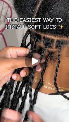 Locs Hairstyles Crochet, Individual Soft Locs, Faux Locs Parting Pattern, Soft Locs Side Part, Locs Hairstyles Real Hair, Parting Hair For Locs, Butterfly Loc Tutorial, Starter Locs Relaxed Hair, Parting For Soft Locs