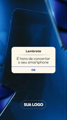an image of a cell phone with the caption'el hora de concerar o seu smartphone ok '
