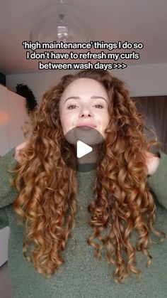 Hannah 🦁 | Wavy Curly Haircare on Instagram: "effort on wash day = no effort during the week

💾 save for future reference 
✅ follow for more wavy curly tips 

1. Double cleanse to remove buildup and start with a fresh clean slate 

2. Use a curl cream or leave in conditioner as your first styling product to prevent curls drying out and getting overly tangled between wash days

3. Brush style in sections - this is option but I do find the curl clumps last better when styled this way like scissors over ribbon

4. Use strong hold gel for long lasting definition - these gels add a gritty feel to the hair which gives longer lasting hold 

5. Diffuse curls dry to set your wash day in place - you’ll get better definition, bounce and hold than with air drying 

6. HAIRSPRAY if you want even MORE High Maintenance