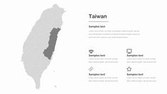 a map of taiwan with all the states and their capital cities, labeled in blue