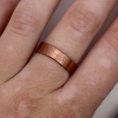 Handmade Copper Ring | 6mm wide | 18ga thick sheet Copper Wedding Ring, Copper Wedding Rings, Copper Wedding Band, Orange Copper, Copper Wedding, Simi Valley, Simple Ring, Copper Ring, Copper Rings