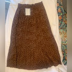 Nwt Polka Dot Pleated Skirt. Send Me An Offer! Bundle 2 Items And Save. Casual Long Polka Dot Skirt, Casual Polka Dot Skirt With Elastic Waistband, Polka Dot Flowy Lined Skirt, Flowy Polka Dot Midi Skirt, Casual Polka Dot Flowy Skirt, Casual Polka Dot Tiered Skirt, Casual Polka Dot Lined Skirt, Casual Polka Dot Pleated Skirt, Casual Polka Dot Mini Skirt