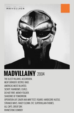 the poster for madvillin's upcoming album