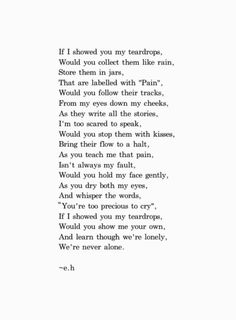 a poem written in black and white with the words if i showed you my technique, would