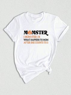 Introducing our Momster Shirt – the perfect addition to your Halloween wardrobe!  Get ready to rock the spooky season with this cute Halloween shirt that combines both style and a touch of motherly charm. Designed specifically for moms who embrace their inner monster during Halloween, this Momster Shirt is a must-have item for any Halloween party or event. ‍♀️ Show off your love for Halloween and your mom superpowers in one go with this unique tee. Featuring a playful and eye-catching design, th Funny Mom Halloween Shirts, Spooky Accessories, Halloween Shirt Ideas, Inner Monster, Halloween Moms, Halloween Day, Halloween Shirts, Pumpkin Shirt, Halloween Spirit