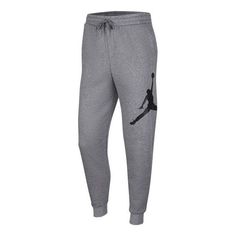 Nike Jordan Jumpman Casual Pants Urban Style Moisture-wicking Sweatpants For Sports, Urban Moisture-wicking Sweatpants For Sports, Urban Cotton Joggers For Sports, Urban Style Cotton Sports Joggers, Urban Style Cotton Joggers For Sports, Athleisure Fleece Sports Pants, Gray Casual Activewear Sweat Resistant, Casual Fleece Joggers For Sports Season, Casual Gray Sweat-resistant Activewear