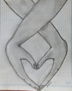 a pencil drawing of two hands holding each other