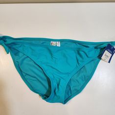 Arizona Turquoise Bikini Bottom New With Tags Stretch Turquoise Swimwear For Pool, Turquoise Stretch Swimming Bottoms, Stretch Turquoise Swim Bottoms, Turquoise Stretch Bottoms For Swimming, Stretch Turquoise Swimming Bottoms, Turquoise Stretch Bottoms For Pool, Turquoise Stretch Bottoms For The Pool, Stretch Turquoise Bottoms For The Pool, Womens Tankini