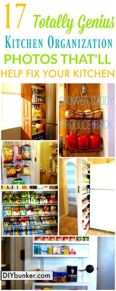 These 17 organization tips are SO USEFUL! I never thought to organize my kitchen cabinets this way. I love how easy and cheap it is to make your cabinets look so good! Declutter House, Organize My Kitchen, Teaching Kitchen, Cheap Kitchen Makeover, Diy Kitchen Makeover Ideas, Organize Kitchen, Cabinets Makeover, Closed Kitchen, Cheap Organization