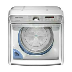 the front view of a samsung washing machine