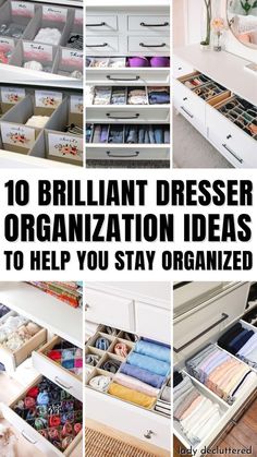 10 brilliant dresser organization ideas to help you stay organized