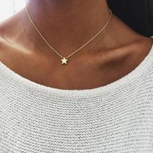 Bohemian Choker Necklace, Trendy Chokers, Star Necklace Gold, Crystal Heart Pendant