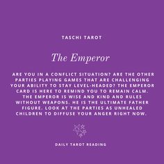 the emperor poem on purple background