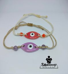 Shield yourself from negative energy with this vibrant protection charm bracelet. Handcrafted with a ceramic evil eye in your choice of purple or orange, accented with beads and bound in durable wax thread gold or white. Perfect for everyday wear!  Simple, stylish, and protective,the best gift choice for you or your friends. Violet Evil Eye Bracelet, Ceramic Evil Eye, Wedding Jewelry Bracelets, Wedding Bracelets, Eye Bracelet, Evil Eye Bracelet, Wedding Bracelet, Negative Energy, Evil Eye