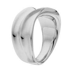 Cast your look in a new direction wearing this modern sterling silver ring. With a flowing wave design, this ring adds contemporary charm to your ensemble. Comes in a gift box. Click on this JEWELRY & WATCHES GUIDE to learn about fit, styles, materials and more!RING DETAILS Width: .39 in. Metal: rhodium-plated sterling silver  Size: 6. Color: Grey. Gender: female. Age Group: adult. Wave Ring, Wave Design, New Directions, Ring Silver, Fashion Street, Sterling Ring, Rhodium Plated, Sterling Silver Ring, Jewelry Inspiration