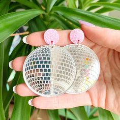 Taylor Swift Ears Tour Outfit Inspo Dancing Queen Disco Ball, Mirrorball Earrings, Taylor Swift Mirrorball, Disco Ball Earrings, Ball Jewelry, Fashion Trend Inspiration, Mirror Ball, Ball Earrings, Laser Cut Acrylic