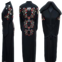 Latest Design Women Abaya Farasha Jalabiya Long dress Embroidery . Brand new. As a result, comes in original plastic wrap with Hijab included. Beautiful material with a premium feel. Exclusive new design Abaya.   Close front   Comes with a free scarf  and belt  Fabric: nida  Embroidery  Latest new design!  Suitable for easy iron.   Do not tumble dry.  Dry clean  The scarf is free and it may be little different in colour and design   Abayas are known by many names. However, they serve the same purpose: to cover. Other models are usually kaftans, cut from light, flowing fabrics like crepe, georgette, and chiffon. Other known styles are open or closed front. Styles differ from region. Some have embroidery, while others are brightly coloured and have different artwork.  If you require assistan Traditional Long Niqab For Eid, Traditional Maxi Length Khimar With Dabka, Traditional Maxi Length Khimar With Dabka Details, Traditional Maxi Length Khimar For Eid, Traditional Floor-length Khimar With Dabka, Traditional Niqab With Dabka For Eid, Traditional Dabka Niqab For Eid, Traditional Niqab For Eid, Traditional Long Khimar For Eid