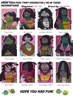 Rottmnt Style Study, Tmnt Oc Human, Tmnt X Oc, Ninja Turtles Oc, Rotmnt Oc, Ninja Turtles Art Draw, Female Tmnt, Tmnt Redesign, Tmnt Reference