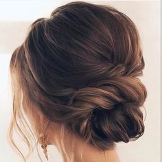 Wedding Hair Side, Wedding Hair Inspiration, Low Bun, Wedding Hair Flowers, Updo Hairstyles, Hairstyle Look, Wedding Hairstyles Updo, Trending Haircuts, Wedding Updo