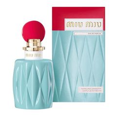 In August 2015 MIU MIU begins the sales of their first perfume Miu Miu which was, according to Caroline Javoy, vice-chairman of marketing at Coty Inc., created as "unique, youthful, bright colors and sophisticated."Miuccia Prada wanted to intertwine the provocative, attractive spirit of the brand Miu Miu into the composition and the design of the fragrance bottle, and the brand of Prada helped develop the first Miu Miu fragrance and to design this attractive flacon. The composition of the fragra Miu Miu Perfume, First Perfume, White Spirit, Wear Perfume, Perfume Store, Best Fragrances, Best Perfume, Luxury Perfume, Fragrance Design