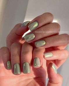 Mail Trends 2024, Chrome Nail Designs, Money Nails, Chrome Nails Designs, Wow Nails, Chrome Nail, Work Nails, Pretty Gel Nails, Wedding Fall