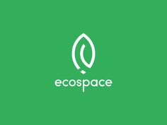 the ecospace logo is shown in white on a green background with an image of a leaf